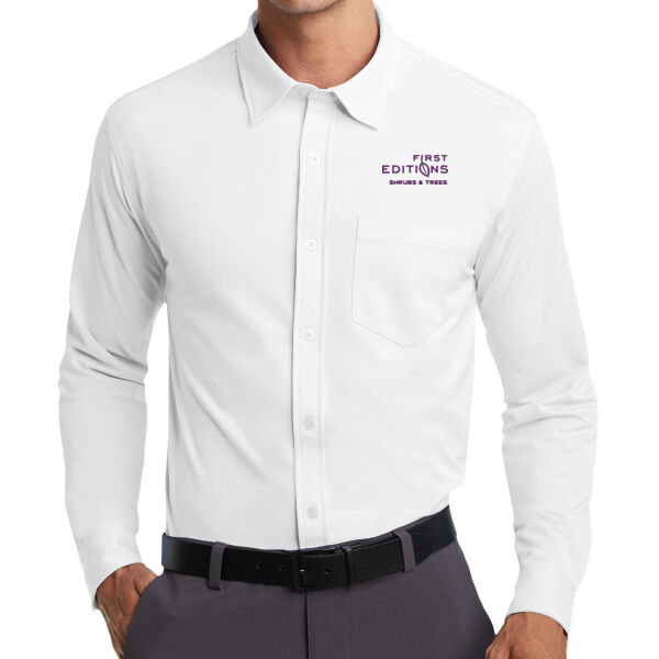 Port Authority ® - Dimension Knit Dress Shirt - Embroidered Logo Thumbnail