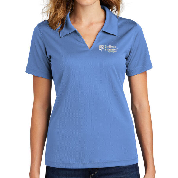 Sport-Tek - Ladies Dri-Mesh V-Neck Polo - Embroidered Logo Thumbnail