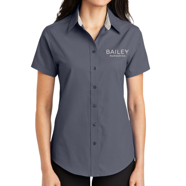 Port Authority - Ladies Short Sleeve Easy Care Shirt - Embroidered Logo Thumbnail