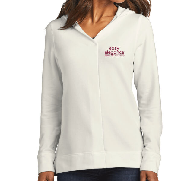 Port Authority Ladies Microterry Pullover Hoodie - Embroidered Logo Thumbnail