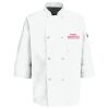 Eight Pearl Button Chef Coat with Thermometer Pocket Thumbnail