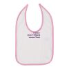 Infant Contrast Trim Premium Jersey Bib Thumbnail