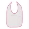 Infant Contrast Trim Premium Jersey Bib Thumbnail